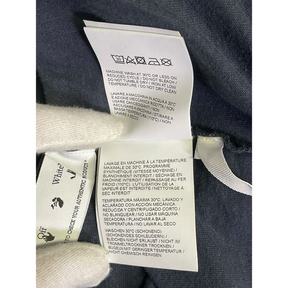 Rare Seasonal Off-White Degrade Thunder Outerspace Light Slim Graphic T-Shirt - Picture 10 of 12